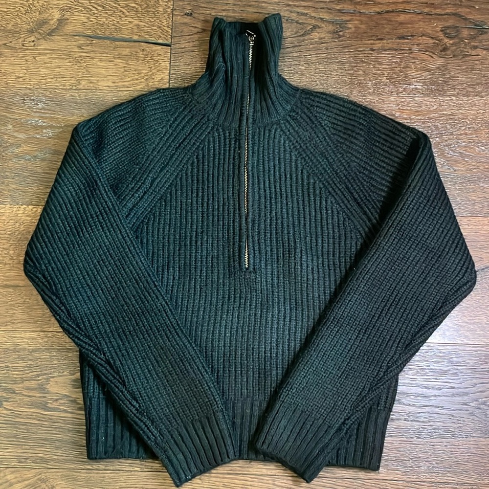H&M Black Ribbed Sweater - Picture 3 of 4